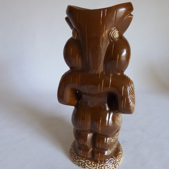 NEW 2014 CRAZY AL EVANS TEKO TEKO MANAIA MAORI CERAMIC TIKI MUG - Picture 6 of 12
